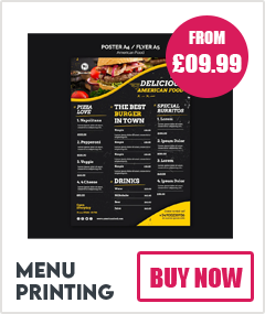 menu printing waltham cross enfield